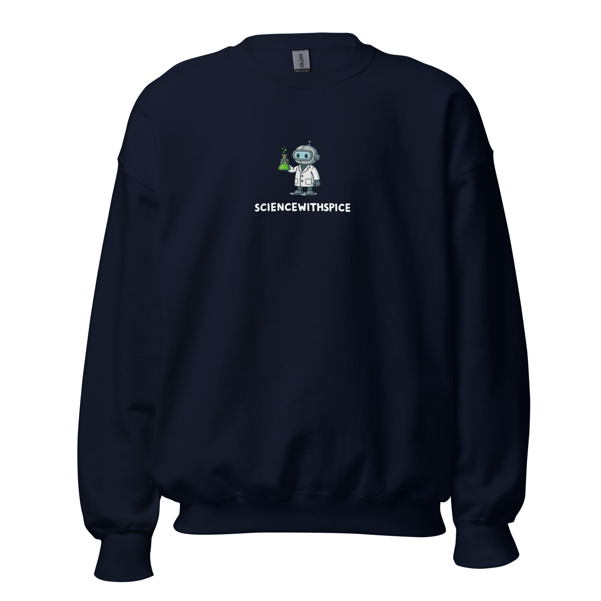 ARTS＆SCIENCE / crew neck sweater Robot Scientist Crew Neck Sweater – Science with Spice